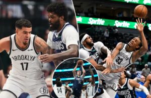 Nets desabam na reta final com derrota para Mavericks e estraga outro grande esforço de Michael Porter Jr. Nets desabam na reta final com derrota para Mavericks e estraga outro grande esforço de Michael Porter Jr.