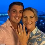 A proprietária do centro equestre Charlotte Crane, 29, e William Easterby, 31, (foto) - filho do treinador Tim Easterby - reservaram seu dia especial para junho de 2024