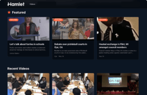 Novo canal de streaming é lançado para dar aos espectadores uma espiada nas reuniões do conselho municipal Hamlet TV