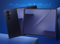 O Galaxy Z TriFold da Samsung faz mais sentido do que você pensa Um Galaxy Z Fold 6 ao lado de um Huawei Mate XT com três dobras