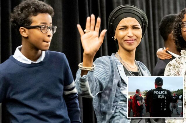 O ICE rejeita a alegação do deputado Ilhan Omar de que o filho foi parado pelos federais, pressionado por prova de cidadania: 'Registro absolutamente zero'
