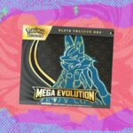 O Pokémon TCG: Mega Evolution Mega Lucario Elite Trainer Box está próximo do valor de mercado na Amazon