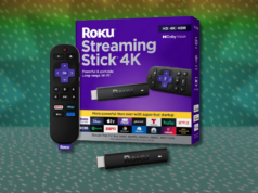 O Roku Streaming Stick 4K com HDR está pela metade agora O Roku Streaming Stick 4K com HDR está pela metade agora