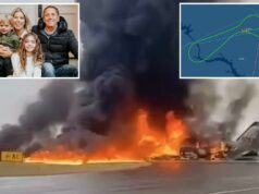 O avião da lenda da NASCAR Greg Biffle ficou no ar por apenas 7 minutos, quase fez um pouso de emergência seguro antes de explodir, matando todos a bordo Um jato particular caiu e pegou fogo em uma pista.