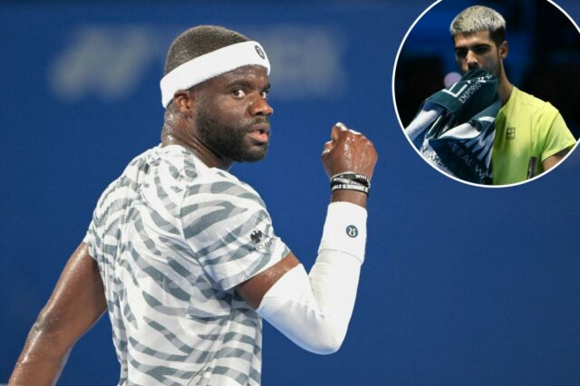 O caminho de Frances Tiafoe para o seu 'melhor tênis' começa com a superação do obstáculo de Carlos Alcaraz
