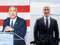 O controlador de NY, DiNapoli, acusado de subinvestir maciçamente o fundo de aposentadoria, custando bilhões aos contribuintes, por desafiante O Controlador do Estado de Nova York, Tom DiNapoli, falando em um evento do Dia MLK da National Action Network (NAN).