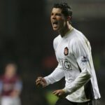 Cristiano Ronaldo marca gol contra o Aston Villa, 2006