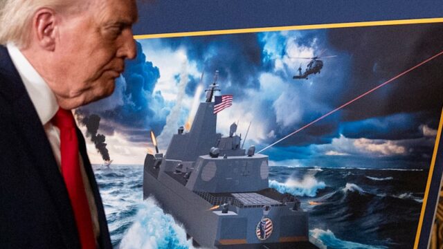 Como deve ser o planejado novo navio de guerra da classe Trump - se tudo correr conforme o planejado