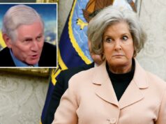 O escritor da Vanity Fair se concentra na entrevista de Susie Wiles e diz que as palestras foram gravadas: ‘Eles não têm nada’ Donald Trump com Susie Wiles no Salão Oval.