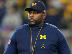 O ex-técnico do Michigan, Sherrone Moore, estava ‘agindo de forma estranha’ antes de ser demitido GettyImages-2049065633 Marshawn Kneeland, fevereiro de 2024