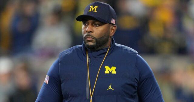 O ex-técnico do Michigan, Sherrone Moore, estava ‘agindo de forma GettyImages-2049065633 Marshawn Kneeland, fevereiro de 2024
