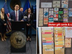 O funcionário dos correios Grinch roubou correspondência de presente de Natal dos correios de Long Island: DA O promotor público do condado de Suffolk, Raymond A. Tierney, em uma entrevista coletiva anunciando acusações contra um funcionário dos correios do USPS.