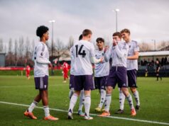 O garoto-prodígio do Man Utd marcou a cada 54 minutos nesta temporada, a maior máquina de gols da academia Ruben Amorim com traje do Manchester United durante derrota para o Everton.