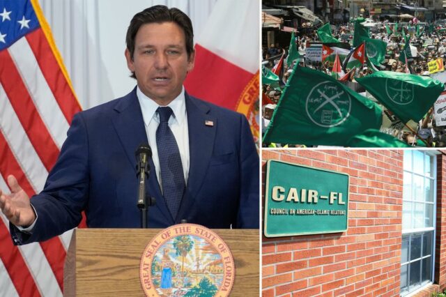 O governador da Flórida, Ron DeSantis, designa a Irmandade Muçulmana, O governador da Flórida, Ron DeSantis, designa a Irmandade Muçulmana, CAIR, como 'organizações terroristas estrangeiras', segue o exemplo do Texas