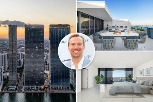 O magnata do call center da MCI, Anthony Marlowe, quer US $ 8,99 milhões por sua luxuosa cobertura triplex em Miami

