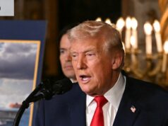 O navio de guerra ‘Frota Dourada’ de Trump planeja um desastre esperando para acontecer Um cruzador de mísseis guiados da classe Ticonderoga USS Antietam navega no Mar da China Meridional.