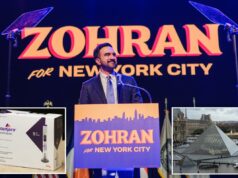 O nome de Zohran Mamdani é uma das palavras mais malfeitas do ano Zohran Mamdani comemora depois de garantir sua vitória para prefeito da cidade de Nova York, falando em um pódio com “Zohran pela cidade de Nova York” e uma bandeira americana à sua esquerda.
