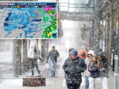 O perigoso clima de inverno pode se tornar um ‘ciclone-bomba’ sobre os Grandes Lagos – já que 300K já perderam energia O perigoso clima de inverno pode se tornar um 'ciclone-bomba' sobre os Grandes Lagos - já que 300K já perderam energia