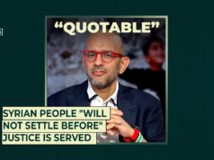 O povo sírio “não se acomodará antes” que a justiça seja feita O povo sírio “não se acomodará antes” que a justiça seja feita