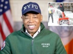 O prefeito Adams estranhamente chama o país das maravilhas do inverno de um ‘bom dia para fazer bebês’ O prefeito Adams estranhamente chama o país das maravilhas do inverno de um 'bom dia para fazer bebês'