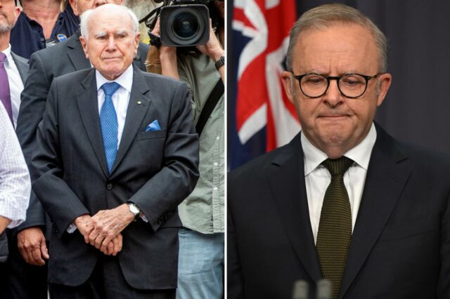 O primeiro-ministro australiano Albanese dá uma resposta silenciosa ao aumento O primeiro-ministro australiano Albanese dá uma resposta silenciosa ao aumento do anti-semitismo enquanto seu antecessor o critica por desviar o controle de armas