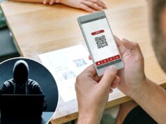 O que é ‘Quishing’? Digitalizar o cardápio de um restaurante pode levar à invasão – veja como se proteger Um homem escaneando o código QR do cardápio de um restaurante em uma mesa com seu smartphone.