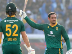 O século escaldante de Quinton de Kock ajuda a África do Sul a atingir 270 corridas O século escaldante de Quinton de Kock ajuda a África do Sul a atingir 270 corridas