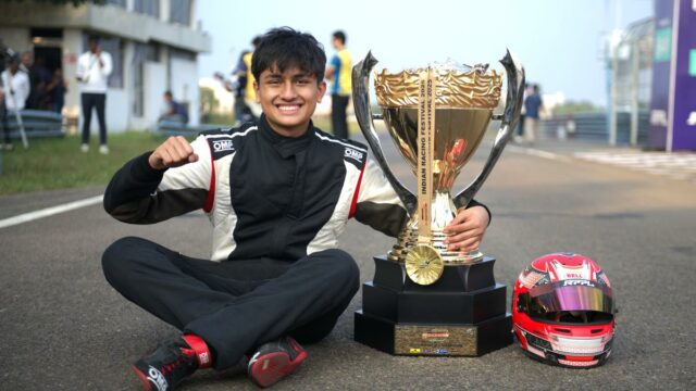 O talento adolescente Shane Chandaria conquista o título do Campeonato O talento adolescente Shane Chandaria conquista o título do Campeonato Indiano de Fórmula 4