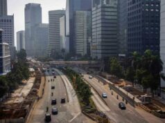 O tráfego de Jacarta está funcionando bem hoje O tráfego de Jacarta está funcionando bem hoje