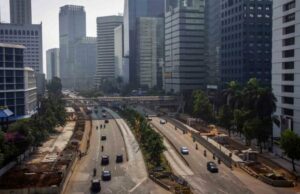 O tráfego de Jacarta está funcionando bem hoje O tráfego de Jacarta está funcionando bem hoje