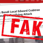 O site foi criado horas depois do tiroteio em Bondi.