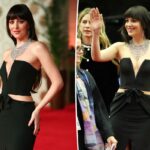 O último visual de Dakota Johnson no tapete vermelho prova que os recortes da pélvis estão de volta