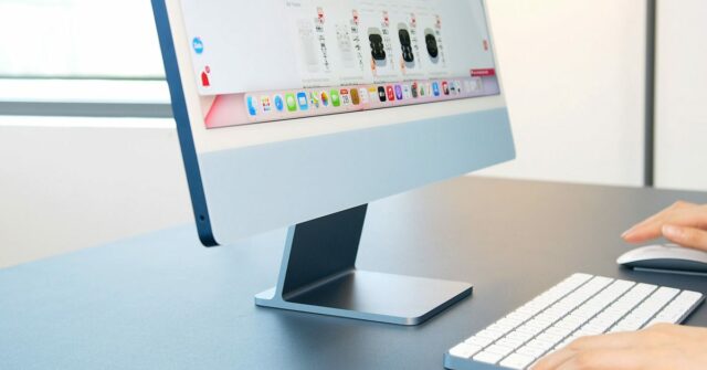 OLED iMac em desenvolvimento, diz relatório – com duas capturas | Modelo existente mostrado