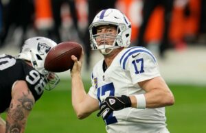 Onde estão as coisas com Colts, Philip Rivers, de 44 anos, após treino de choque Philip Rivers jogando pelos Colts em 2020.