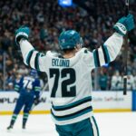 Os Sharks venceram o Vancouver após um início rápido e quebraram uma seqüência de três derrotas consecutivas enquanto Igor Chernyshov marcava o primeiro gol da carreira
