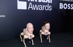 Os cães-robôs bilionários Beeples – Musk, Zuckerberg e Bezos – são puro combustível de pesadelo Os cães-robôs bilionários Beeples – Musk, Zuckerberg e Bezos – são puro combustível de pesadelo