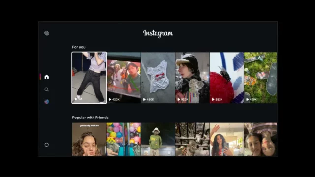 Os carretéis do Instagram podem estar chegando à sua TV Os carretéis do Instagram podem estar chegando à sua TV