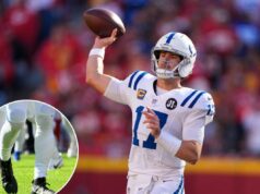 Os companheiros de equipe de Daniel Jones em Duke criam um bloco impresso em 3D para ajudar sua perna machucada Pernas inferiores de um jogador do Indianapolis Colts usando uma almofada especial.
