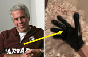 Os democratas divulgaram mais 19 fotos do espólio de Epstein, e as pessoas não podem deixar de apontar para essas três imagens particularmente perturbadoras Não sei quem é essa pessoa, mas ela está vestindo um moletom de Harvard, sentada, com as mãos entrelaçadas e olhando para baixo com um leve sorriso