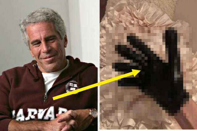 Os democratas divulgaram mais 19 fotos do espólio de Epstein, Não sei quem é essa pessoa, mas ela está vestindo um moletom de Harvard, sentada, com as mãos entrelaçadas e olhando para baixo com um leve sorriso