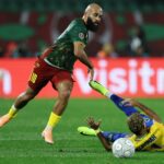 Bryan Mbeumo comemora gol do Manchester United x Liverpool.