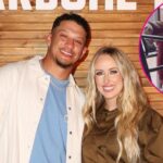 Crianças de Patrick e Brittany Mahomes caem na esteira durante o treino de férias com a mãe, mas se recuperam