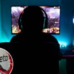 A ilustração mostra o logotipo Meta.