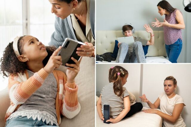 Os pais discutem mais com os filhos sobre o tempo Os pais discutem mais com os filhos sobre o tempo de tela do que os planos sociais: pesquisa