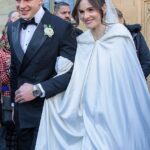 Adam e Holly Ramsay fugiram do drama familiar e partiram em lua de mel dois dias depois de se casarem na Abadia de Bath