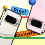 Google Pixel 10 Pro sentado em uma fonte