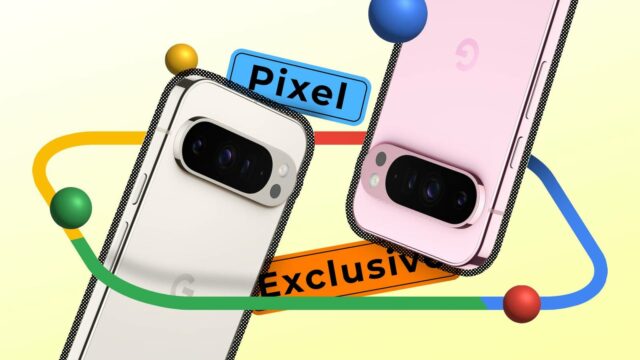 Google Pixel 10 Pro sentado em uma fonte