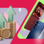 Samsung Galaxy S25 Ultra e Moto G Play 2026 sentados um ao lado do outro