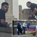 Atirador terrorista atirando contra uma multidão durante uma celebração de Hanukkah.