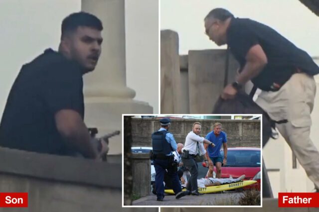 Os terroristas de Bondi Beach eram pai e filho que Atirador terrorista atirando contra uma multidão durante uma celebração de Hanukkah.